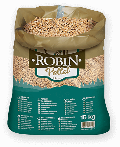 worek pelletu opałowego Robin do kupienia w Paczkowie lub sklepie internetowym